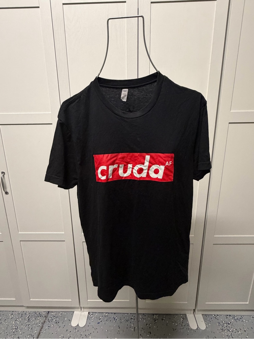 AF Black Tee with Red Logo